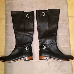 EUC black Ugg riding boots 7